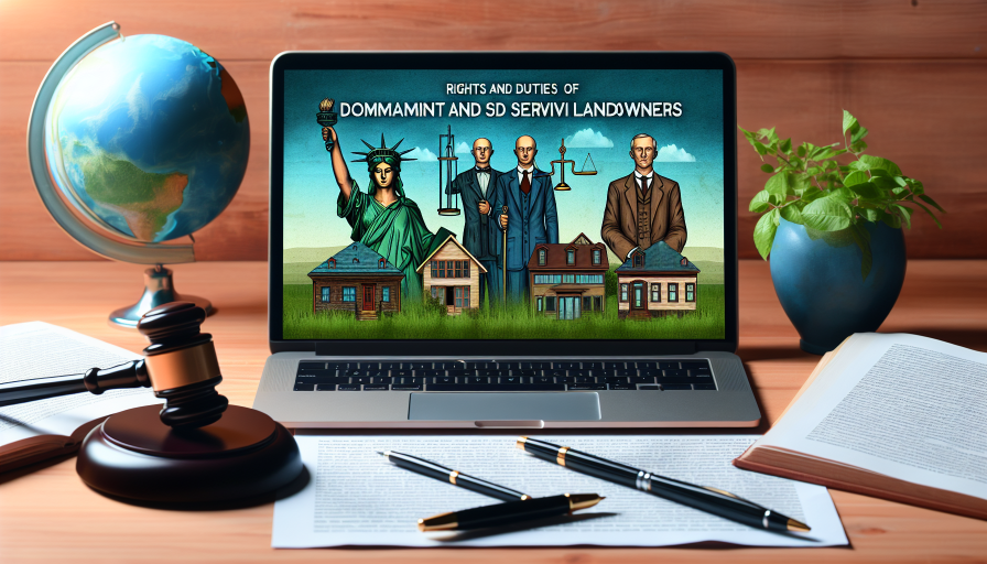 derechos y obligaciones de los propietarios de los predios dominante y sirviente