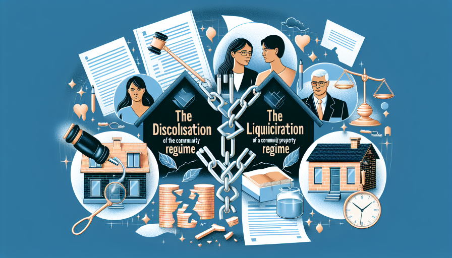 de la disolución y liquidación de la sociedad de gananciales