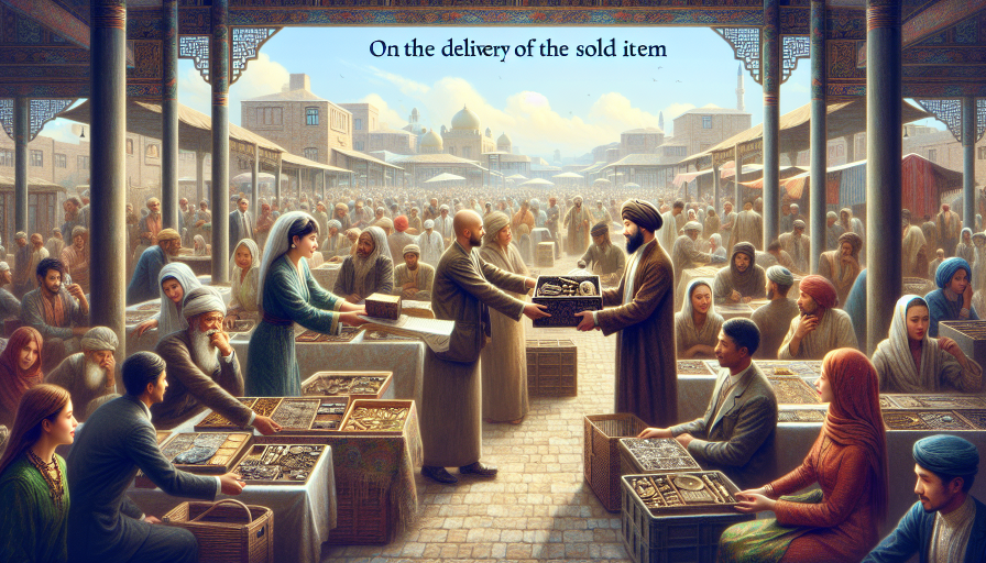 De la entrega de la cosa vendida