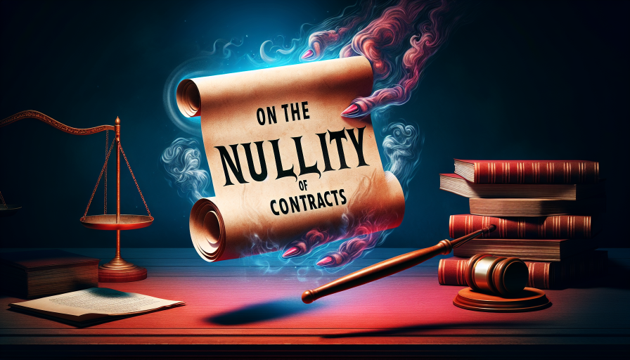 de la nulidad de los contratos