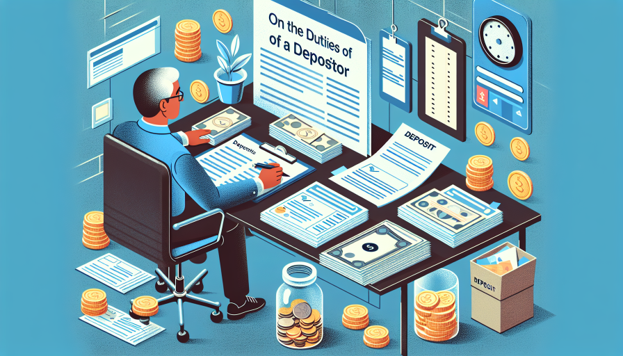 De las obligaciones del depositante